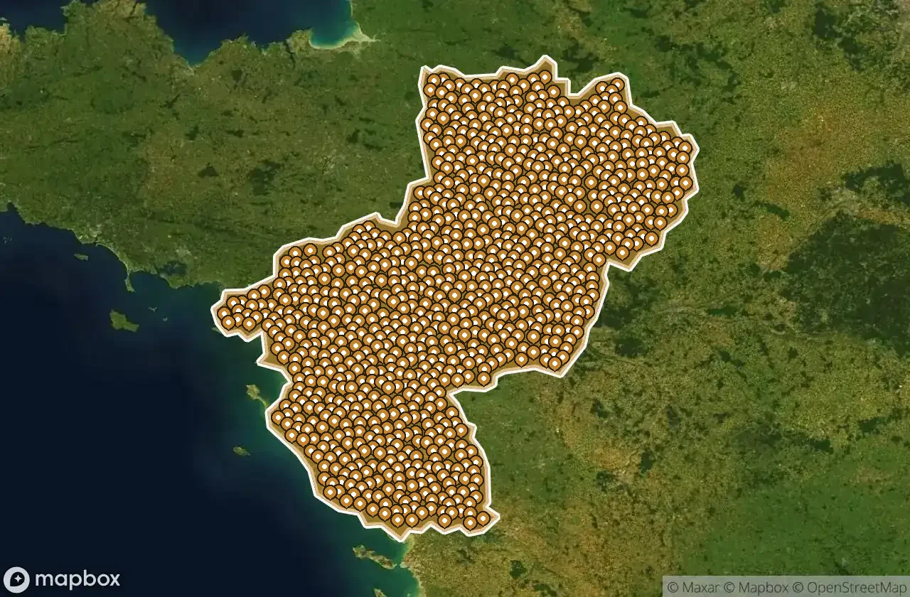 Carte Urbex Pays de la Loire