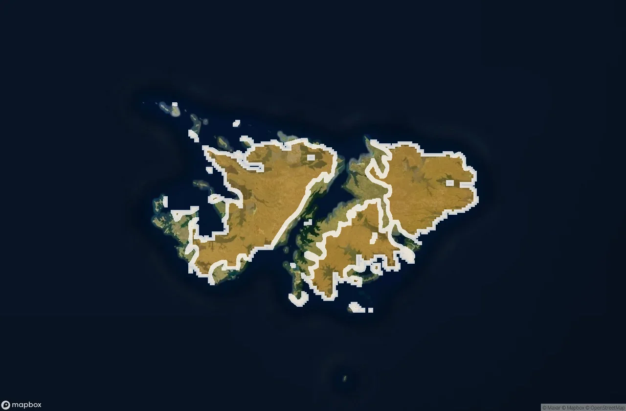 Urbex Map Îles Malouines