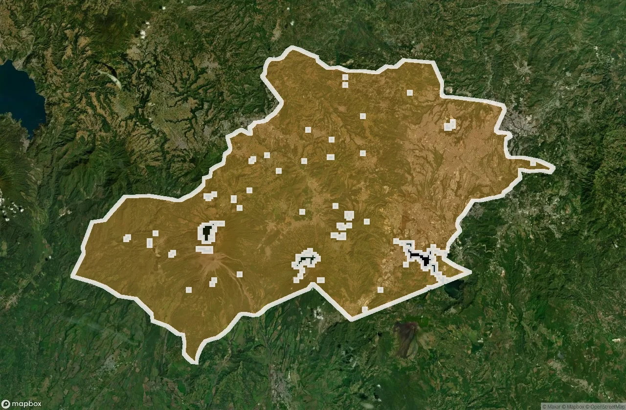 Mapa Urbex Sacatepequez